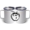10 oz. White Stainless Steel Coffee Mug Thumbnail