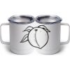 10 oz. White Stainless Steel Coffee Mug Thumbnail