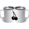 10 oz. White Stainless Steel Coffee Mug Thumbnail