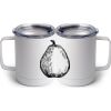 10 oz. White Stainless Steel Coffee Mug Thumbnail