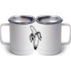 10 oz. White Stainless Steel Coffee Mug Thumbnail