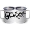 10 oz. White Stainless Steel Coffee Mug Thumbnail