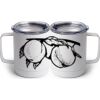 10 oz. White Stainless Steel Coffee Mug Thumbnail