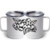 10 oz. White Stainless Steel Coffee Mug Thumbnail