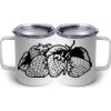10 oz. White Stainless Steel Coffee Mug Thumbnail