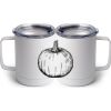 10 oz. White Stainless Steel Coffee Mug Thumbnail