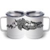 10 oz. White Stainless Steel Coffee Mug Thumbnail