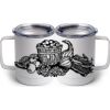 10 oz. White Stainless Steel Coffee Mug Thumbnail