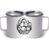 10 oz. White Stainless Steel Coffee Mug Thumbnail