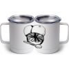 10 oz. White Stainless Steel Coffee Mug Thumbnail