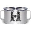 10 oz. White Stainless Steel Coffee Mug Thumbnail