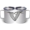 10 oz. White Stainless Steel Coffee Mug Thumbnail