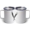 10 oz. White Stainless Steel Coffee Mug Thumbnail