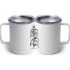 10 oz. White Stainless Steel Coffee Mug Thumbnail