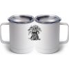 10 oz. White Stainless Steel Coffee Mug Thumbnail