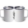 10 oz. White Stainless Steel Coffee Mug Thumbnail