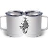 10 oz. White Stainless Steel Coffee Mug Thumbnail