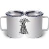 10 oz. White Stainless Steel Coffee Mug Thumbnail