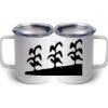 10 oz. White Stainless Steel Coffee Mug Thumbnail