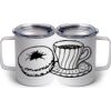 10 oz. White Stainless Steel Coffee Mug Thumbnail