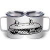 10 oz. White Stainless Steel Coffee Mug Thumbnail