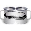 10 oz. White Stainless Steel Coffee Mug Thumbnail