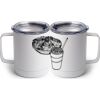 10 oz. White Stainless Steel Coffee Mug Thumbnail