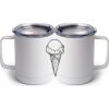 10 oz. White Stainless Steel Coffee Mug Thumbnail