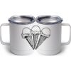 10 oz. White Stainless Steel Coffee Mug Thumbnail