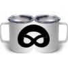 10 oz. White Stainless Steel Coffee Mug Thumbnail