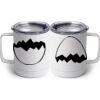 10 oz. White Stainless Steel Coffee Mug Thumbnail