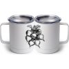 10 oz. White Stainless Steel Coffee Mug Thumbnail