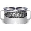 10 oz. White Stainless Steel Coffee Mug Thumbnail