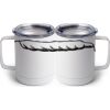 10 oz. White Stainless Steel Coffee Mug Thumbnail