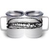 10 oz. White Stainless Steel Coffee Mug Thumbnail