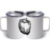 10 oz. White Stainless Steel Coffee Mug Thumbnail