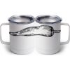 10 oz. White Stainless Steel Coffee Mug Thumbnail