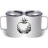 10 oz. White Stainless Steel Coffee Mug Thumbnail