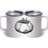 10 oz. White Stainless Steel Coffee Mug Thumbnail