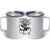 10 oz. White Stainless Steel Coffee Mug Thumbnail