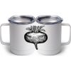 10 oz. White Stainless Steel Coffee Mug Thumbnail