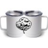 10 oz. White Stainless Steel Coffee Mug Thumbnail