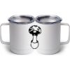 10 oz. White Stainless Steel Coffee Mug Thumbnail