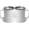 10 oz. White Stainless Steel Coffee Mug Thumbnail