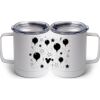 10 oz. White Stainless Steel Coffee Mug Thumbnail