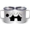 10 oz. White Stainless Steel Coffee Mug Thumbnail