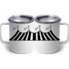 10 oz. White Stainless Steel Coffee Mug Thumbnail