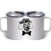 10 oz. White Stainless Steel Coffee Mug Thumbnail