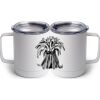 10 oz. White Stainless Steel Coffee Mug Thumbnail