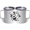 10 oz. White Stainless Steel Coffee Mug Thumbnail